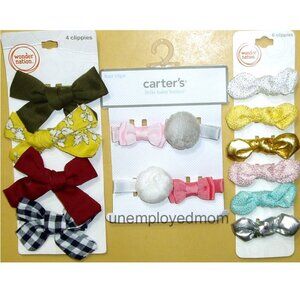 Girls Hair Clips Bow Knot Clippies Hairclip Baby & Age 3 up 14 pc Lot 3